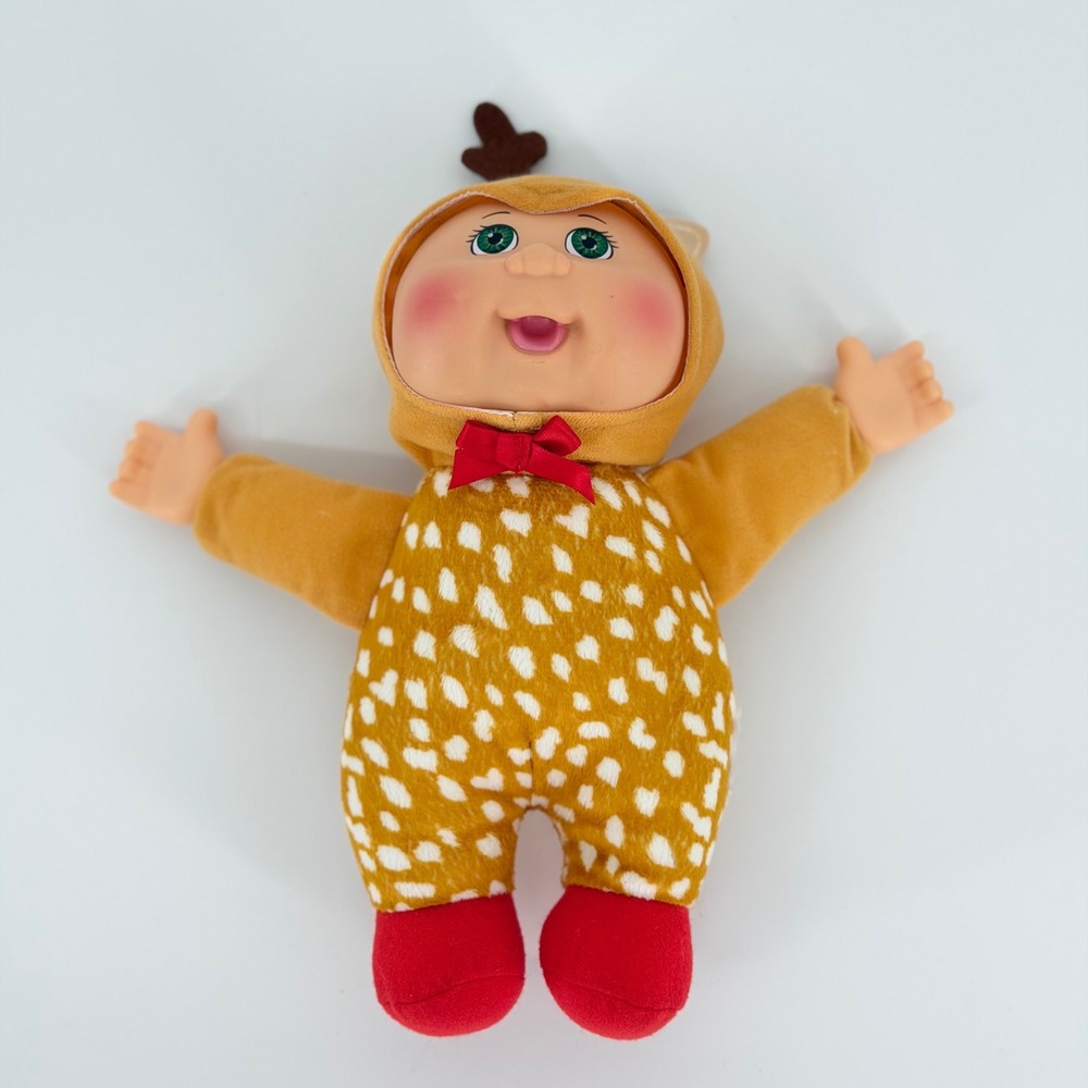 Cabbage Patch Kids Cuties Holiday Helpers Doll Jingle Reindeer Plush 2019